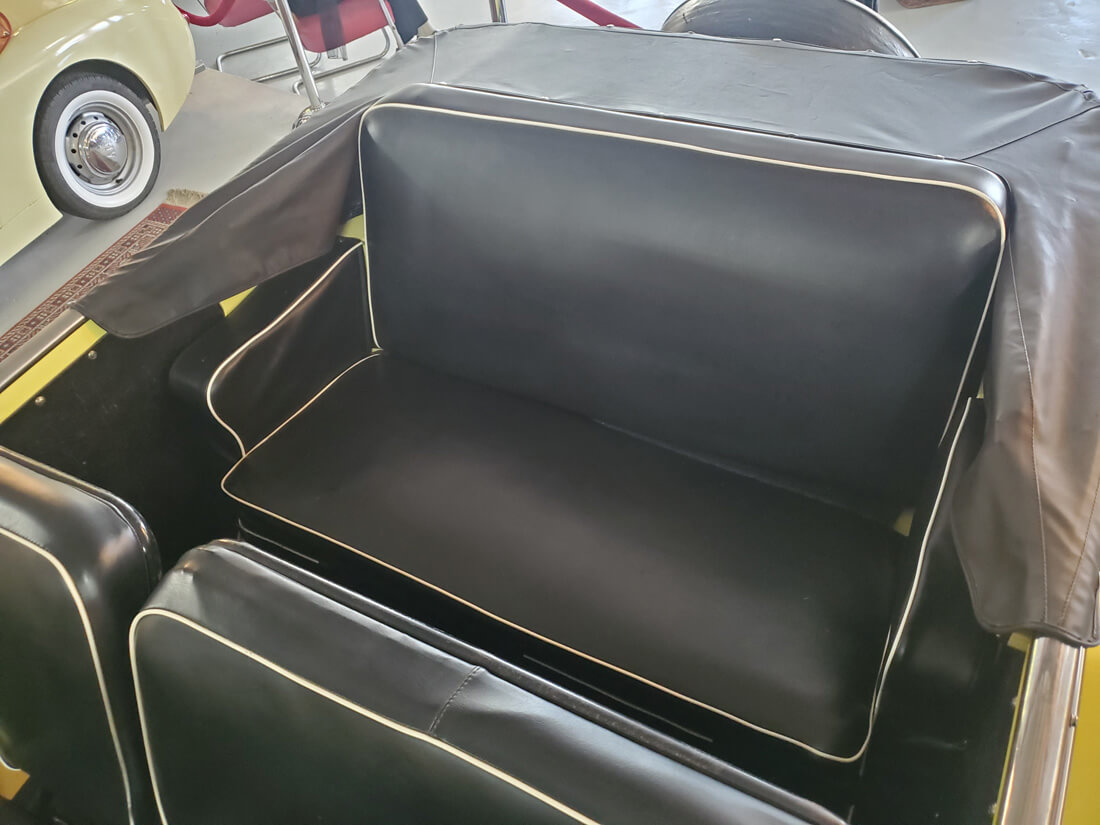 1950 Willys Jeepster - Back Seat