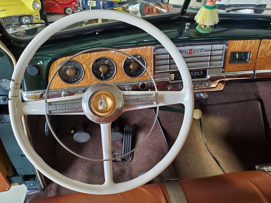 1949 Plymouth Special Deluxe Woodie Stationwagon Steering Wheel
