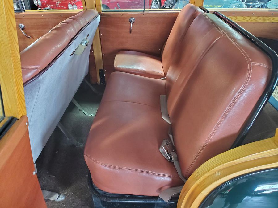 1949 Plymouth Special Deluxe Woodie Stationwagon Rear Seat